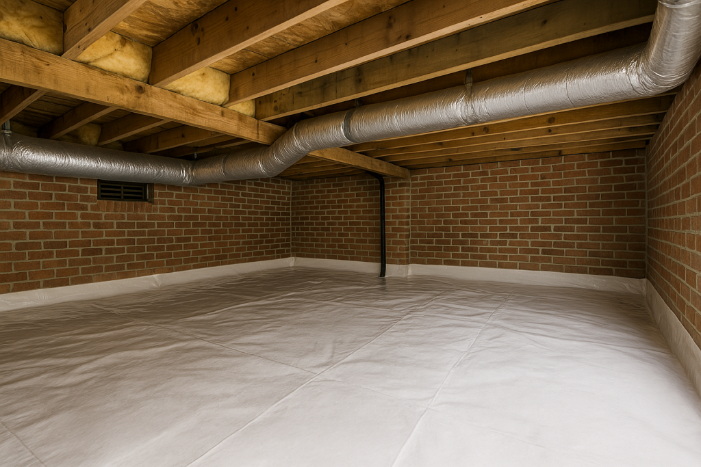 Crawlspace moisture control services Savannah GA