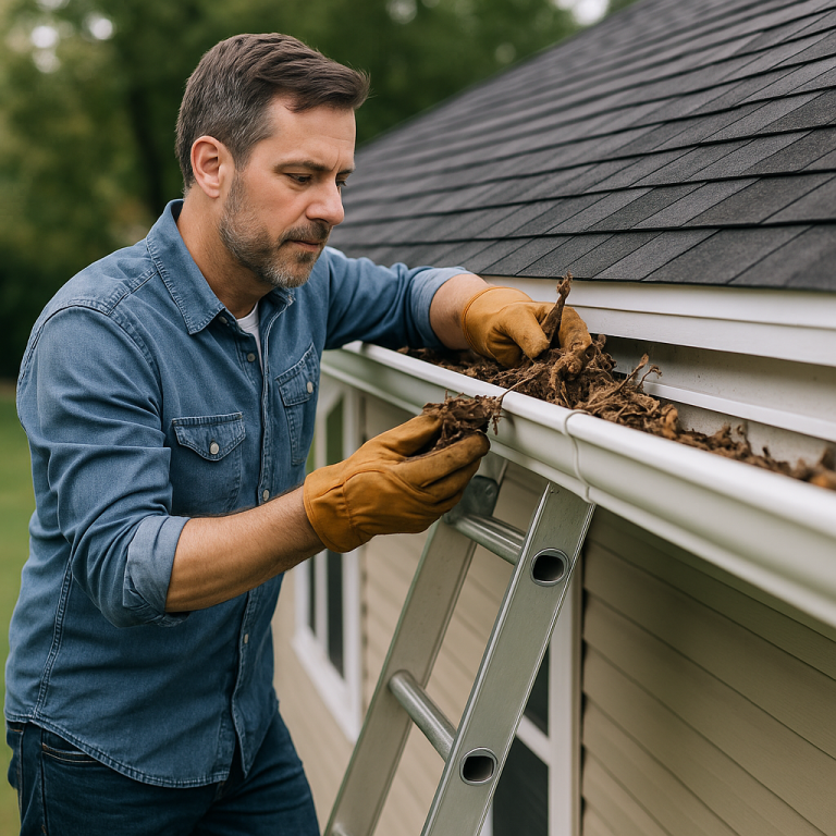 Seasonal gutter cleaning service Pooler and Savannah GA